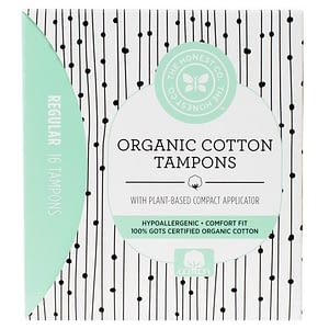 Organic Cotton Tampons Regular